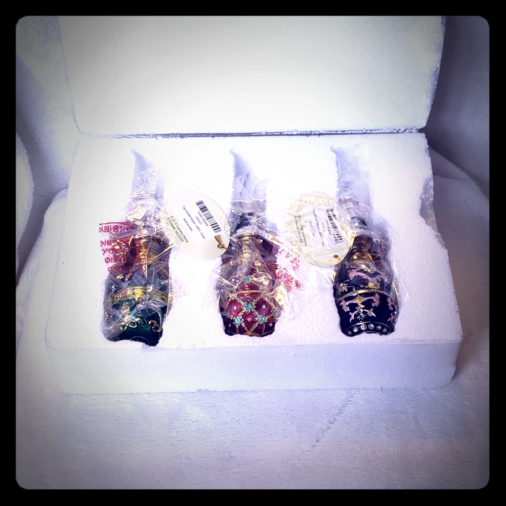 Set of Three Egg Wine Stoppers
